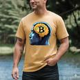 Bitcoin Human Brain Memory Clever Smart Intelligence Men's Comfort Colors T-Shirt Mustard