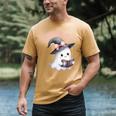 Boo Ghost Books Coquette Bow Halloween Women School Teacher Men's Comfort Colors T-Shirt Mustard Boo Ghost Books Coquette Bow Halloween Women School Teacher Men's Comfort Colors T-Shirt Mustard