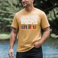 Never Too Many Books Read Book Reading Librarian Men Women Men's Comfort Colors T-Shirt Mustard