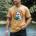 BOOOKS Cute Ghost Reading Books Halloween Men's Comfort Colors T-Shirt Mustard