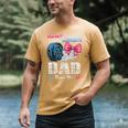Burnouts Or Bows Your Dad Loves You Gender Reveal Men's Comfort Colors T-Shirt Mustard