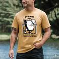 Cat With Coffee On Computer Go Away I'm Introverting Men's Comfort Colors T-Shirt Mustard Cat With Coffee On Computer Go Away I'm Introverting Men's Comfort Colors T-Shirt Mustard