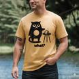 Cat What Humor Introvert Anti-Social Men's Comfort Colors T-Shirt Mustard
