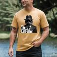 The Catfather Fathersday Best Birthday Cat Dad Men's Comfort Colors T-Shirt Mustard