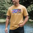Class Of 1973 Tie Dye 50th Class Reunion Senior Graduation Men's Comfort Colors T-Shirt Mustard