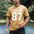 Class Of 1987 Matching Graduation High School Reunion Men's Comfort Colors T-Shirt Mustard