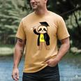 Class Of 2022 Sloth Graduation Masters College High School Men's Comfort Colors T-Shirt Mustard