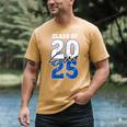 Class Of 2025 Senior Graduation 2025 Blue Men's Comfort Colors T-Shirt Mustard