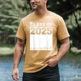 Class Of 2025 Sign My Shirt Senior 2025 Graduation Men's Comfort Colors T-Shirt Mustard