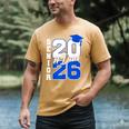 Class Of 2026 Dad Proud Dad Of A 2026 Senior Graduate Men's Comfort Colors T-Shirt Mustard