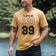 Class Of 2039 Blue Graduation Senior Student Tee Men's Comfort Colors T-Shirt Mustard