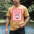 Cool Fun Cute Party Introvert Cat Character Men's Comfort Colors T-Shirt Mustard Cool Fun Cute Party Introvert Cat Character Men's Comfort Colors T-Shirt Mustard