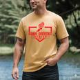 Cross Country Senior Night Senior 2025 Graduation Party 7 Men's Comfort Colors T-Shirt Mustard