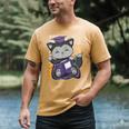 Cute Anime Fox Graduate Of A Class For Graduation Men's Comfort Colors T-Shirt Mustard