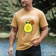 Cute Avocado For Dad Men Fruit Avocado Pear Lovers Men's Comfort Colors T-Shirt Mustard