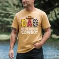 Dad 1st Birthday Cowboy Western Dad Birthday Boy Men's Comfort Colors T-Shirt Mustard
