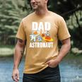 Dad Of The Astronaut Space Astronaut Birthday Family Men's Comfort Colors T-Shirt Mustard