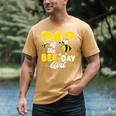 Dad Of The Bee Day Girl Hive Party Matching Birthday Sweet Men's Comfort Colors T-Shirt Mustard