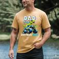 Dad Of The Birthday Boy Monster Truck Dinosaur Party T Rex Men's Comfort Colors T-Shirt Mustard Dad Of The Birthday Boy Monster Truck Dinosaur Party T Rex Men's Comfort Colors T-Shirt Mustard