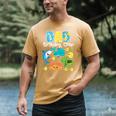Dad Birthday Crew Sea Ocean Fish Aquarium Bday Party Men's Comfort Colors T-Shirt Mustard
