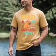 Dad Of The Birthday Girl Kids Cute Capybara Bday Family Men's Comfort Colors T-Shirt Mustard