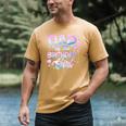 Dad Of The Birthday Girl Kpop Family Matching Party Men's Comfort Colors T-Shirt Mustard