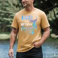 Dad Of The Birthday Mermaid Family Matching Father Dad Papa Men's Comfort Colors T-Shirt Mustard