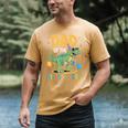 Dad Of The Birthday Party Outfit Dinosaur Squad Daddy Men's Comfort Colors T-Shirt Mustard