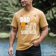 If Dad Can't Fix It We'Re All Screwed Men's Comfort Colors T-Shirt Mustard