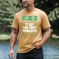 Dad Joke Why Was The Math Book Sad Pun Dad Jokes Men's Comfort Colors T-Shirt Mustard Dad Joke Why Was The Math Book Sad Pun Dad Jokes Men's Comfort Colors T-Shirt Mustard