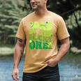 Dad Of The Lucky One Saint Patrick's Day Children Birthday Men's Comfort Colors T-Shirt Mustard Dad Of The Lucky One Saint Patrick's Day Children Birthday Men's Comfort Colors T-Shirt Mustard
