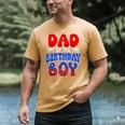 Dad And Mom Birthday Boy Spider Family Matching Men's Comfort Colors T-Shirt Mustard