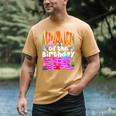 Dad Under Sea Birthday Party Girls Ocean Sea Animals Themed Men's Comfort Colors T-Shirt Mustard