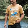 Dad Shirt Two Fast Two Curious Racing Cars Birthday Men's Comfort Colors T-Shirt Mustard