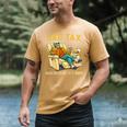 Dad Tax Graphic Tee Fathers Day Men's Comfort Colors T-Shirt Mustard