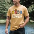 Dada 1st Birthday Cowboy Western Dada Birthday Boy Men's Comfort Colors T-Shirt Mustard