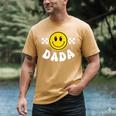 Dada One Happy Dude Birthday Theme 1st Family Matching Mom Men's Comfort Colors T-Shirt Mustard