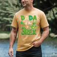 Dada Of The Three Rex Birthday Dinosaur Family Matching Men's Comfort Colors T-Shirt Mustard