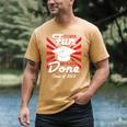 Im Done Graduating Class Of 2019 School Graduation T Shirt Men's Comfort Colors T-Shirt Mustard