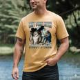 Don't Worry Kitten Daddy's Here Cool Alpha Wolf Meme Men's Comfort Colors T-Shirt Mustard