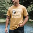I Never Dreamed I'd Grow Up To Be A Sexy Volleyball Dad Men's Comfort Colors T-Shirt Mustard