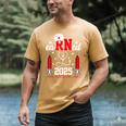 Earned It 2025 For Nurse Graduation Or RN LPN Class Of 2025 Men's Comfort Colors T-Shirt Mustard