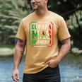 El Papa Mas Chingon Best Mexican Great Dad Men's Comfort Colors T-Shirt Mustard