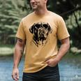 English Mastiff Sketch Drawing Art Dog Lover Mom Dad Women Men's Comfort Colors T-Shirt Mustard