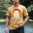 Ew People Introvert Cat Lover Crazy Colorful Cat Lady Men's Comfort Colors T-Shirt Mustard