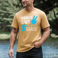 Fifth Grade Graduation Peace Out 5th Grade Boys Men's Comfort Colors T-Shirt Mustard