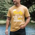 Finally Done With This BS Class Of 2025 College Graduation Premium Tri-Blend Men's Comfort Colors T-Shirt Mustard