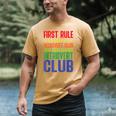 First Rule Of Introvert Club Is There Is No Introvert Club Men's Comfort Colors T-Shirt Mustard First Rule Of Introvert Club Is There Is No Introvert Club Men's Comfort Colors T-Shirt Mustard