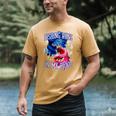 Fishing Runs In My Blood Introvert Hobby Antisocial Men's Comfort Colors T-Shirt Mustard
