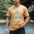 Flight Attendant Shirt For Dad Father Flight Attendant Men's Comfort Colors T-Shirt Mustard
